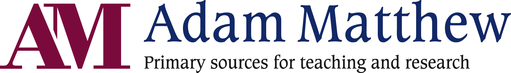 Logo Adam Matthew – Sponsor of ALMS 2019